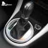 Настоящее мягкое углеволокно для Volkswagen Beetle 2012 2013 2014 2015 2016 2017 2018 2019 Наклейка на панель переключения передач автомобиля Аксессуары