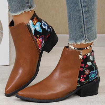 Женские модные ботинки Новая весенне-осенняя мода Повседневные с круглым носком Однотонные На молнии С принтом из искусственной кожи Плоские ботинки.