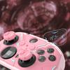 PlayVital Stellar Mecha Silicone Protective Cover for Xbox Elite Series Grip Protector with 2 Thumb Grip Caps and Mechanical Pink 2, Non-Slip