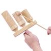 Percussion Wood Block 3 Tone Wooden Percussion Musical Instrument Children Musical Toys with Mallet