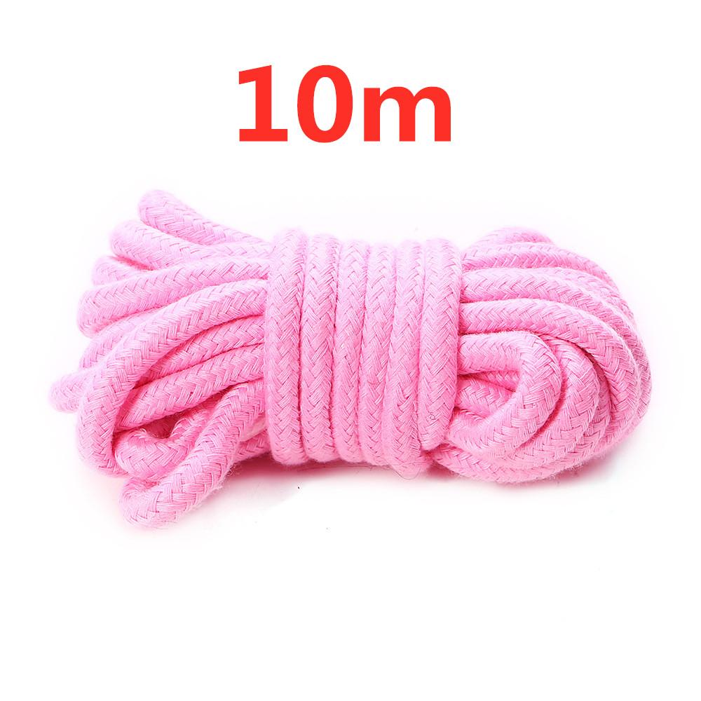 5 м/10 м секс-рабыня, веревка для бондажа, толстая хлопковая сдержанность, эротические игрушки для ролевых игр, мягкая хлопковая веревка для пар, игры для взрослых