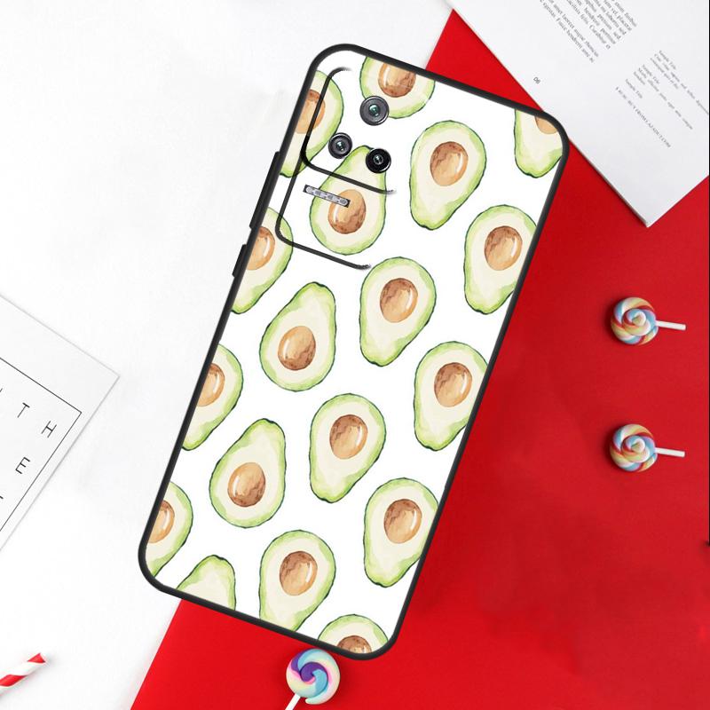 Милый коллаж с авокадо Чехол для Xiaomi 15 Ultra 13 14 11T 12T 13T 14T Pro POCO X7 Pro X3 X5 X6 M6 F5 F6 Pro Чехол