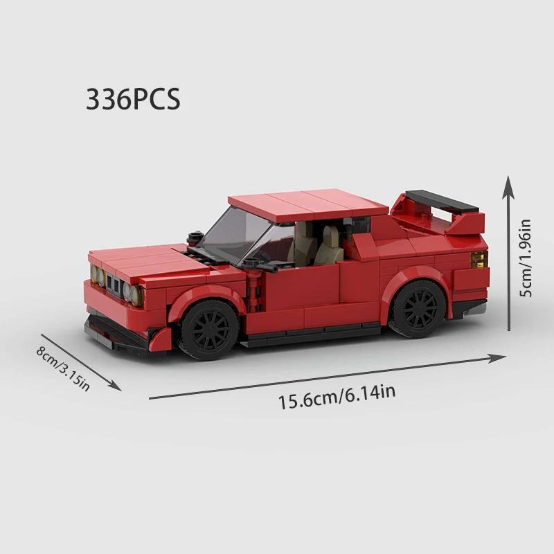 Городской MOC Скорость Ралли Спорт Гоночный Автомобиль Полицейские Машины Классическая Модель Строительные Блоки Супер Гонка Кирпич Технический Рождественский Подарок