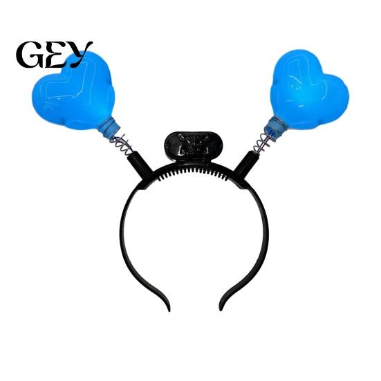 Long-lasting LED Headband Star with Spring, Light Up Wobble Hair Hoop Shape for Party Concert, Glowing Festival Prop Kids Adults, Graduation