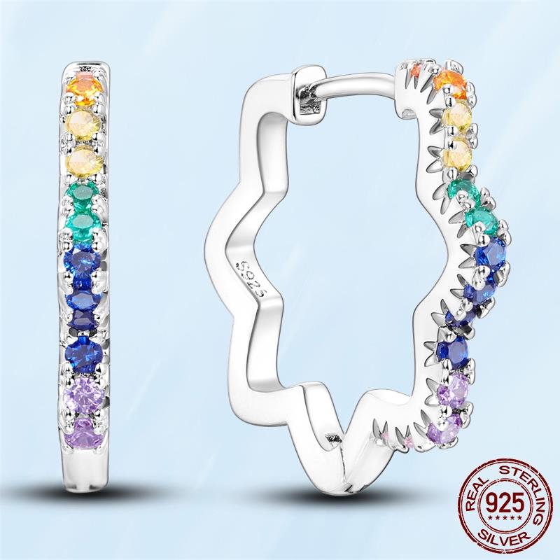 Настоящие оригинальные серьги-гвоздики из стерлингового серебра 925 пробы с цветком маргаритки и перьями в форме сердца, подходят женщинам, модные ювелирные изделия, подарок на помолвку