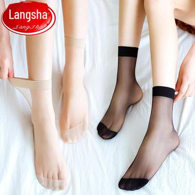 Langsha, 5 пар ультратонких чулок с антизацепляющими кристаллами, износостойких, невидимых, коротких, для женщин на весну/лето – Модель 6282.