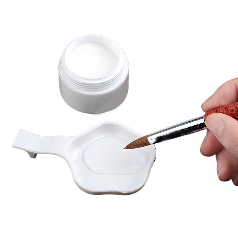 Белая палитра для дизайна ногтей, подставка для мытья ручек для рисования, стойка для маникюрных инструментов, подставка для кистей для дизайна ногтей