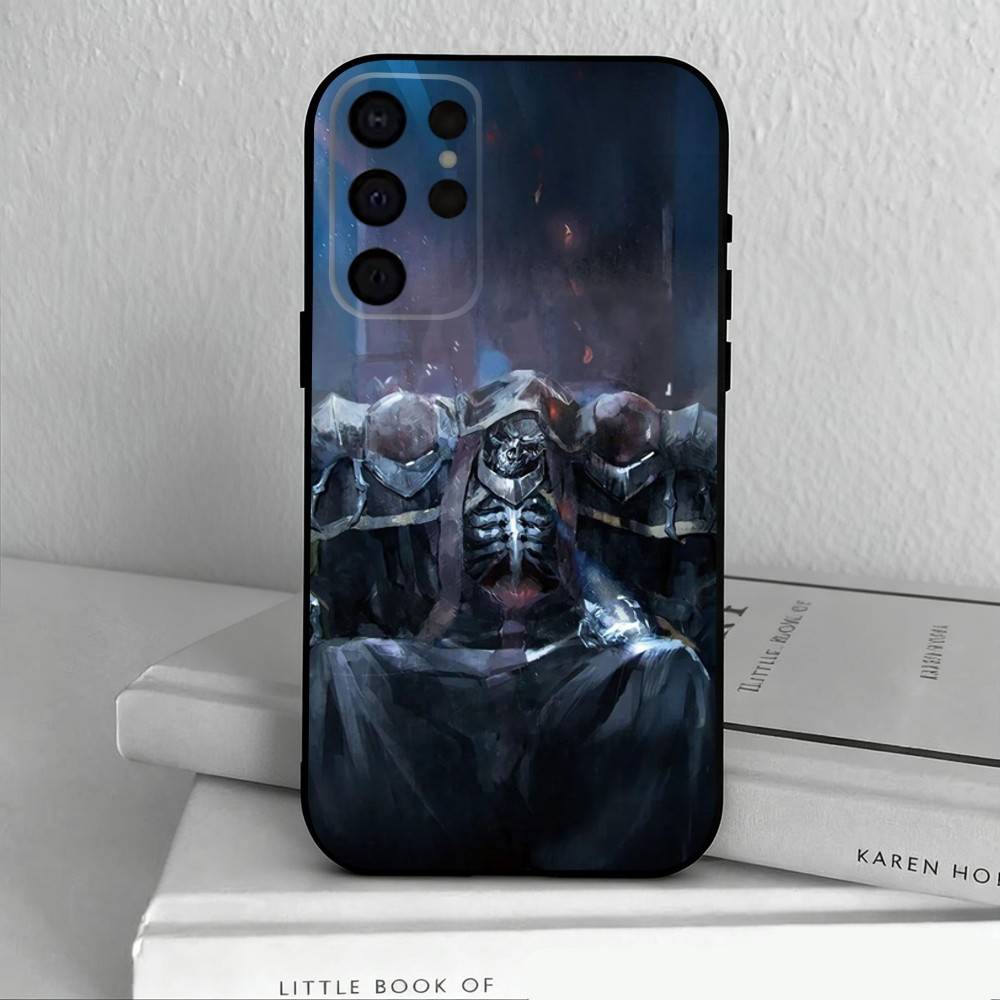 Anime O-Overlord-D  Phone Case For Samsung S25,S24,S21,S22,S23,S30,Ultra,S20,Plus,Others Soft Black Case