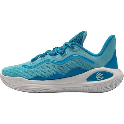 Curry 11 MOUTHGUARD Низкие Детские Баскетбольные Кроссовки Синие Детские 3027830-400