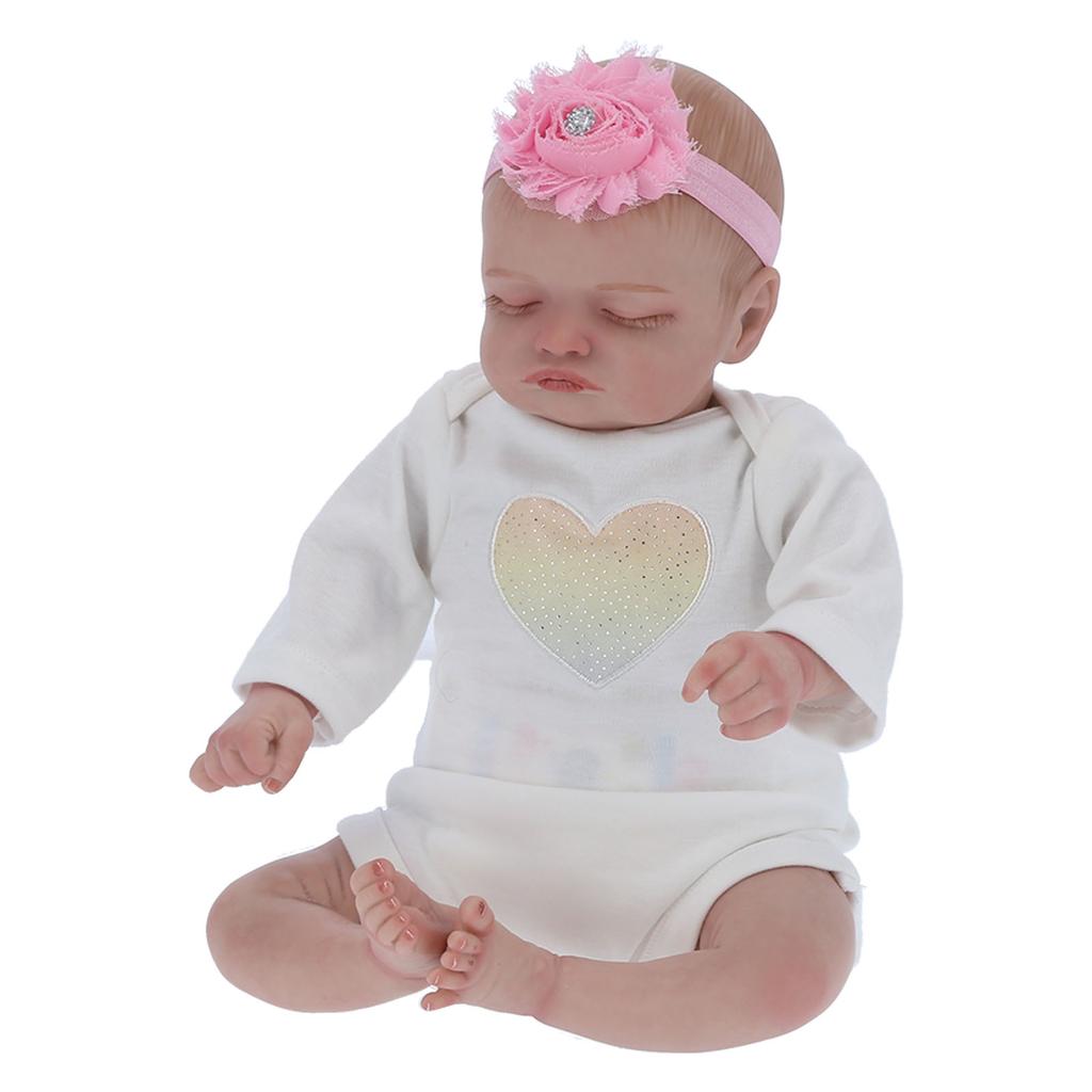 40 см / 15,7 дюймов Спящая девочка Кукла Имитация Реалистичной Куклы Ребенок Бутылочка Для Кормления Соска Набор