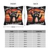 Decorative Pillowcase First Of All I'M A Delight Funny Raccoon Accessories Chair Throw Pillow Case Cover Square Style Multi Size