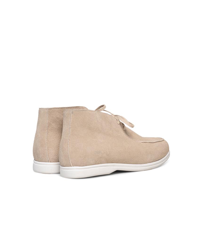 Allclassic Alc4408 Resort Lace-Up Ankle Boots_Ivory Suede