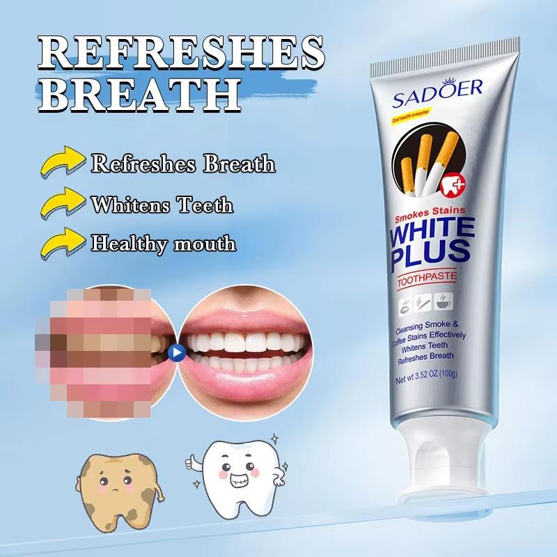 SADOER White Plus Зубная паста для быстрого удаления пятен от кофе и чая