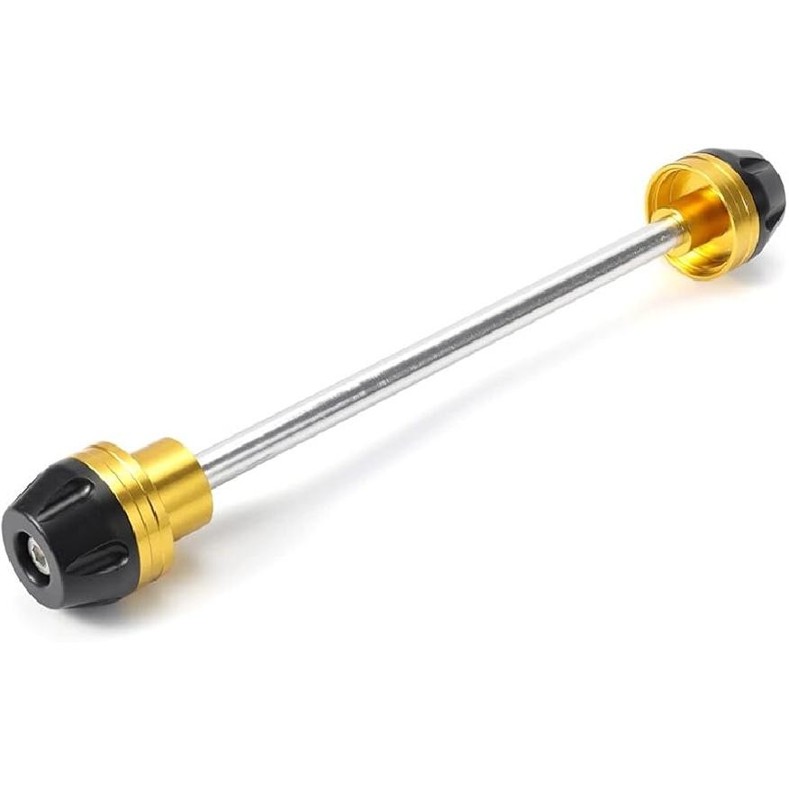 Мотоциклетный передний осевой вилочный краш-слайдер, катушки маятника, подставка для Ducati 1199 1299 для Panigale V4 V2 для Multistrada 1200 (цвет : Передний черный)