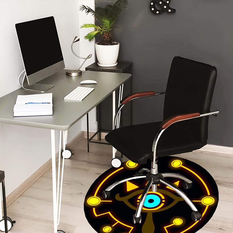 1pc Eye of the Goddess Round carpet, Made of Polyester,Perfect for Decorating Office Chairs, Living Rooms,fplt062
