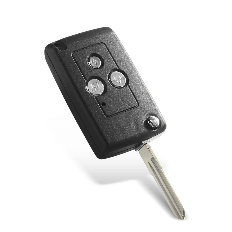 KEYYOU Modified Flip Folding Car Key Shell For Lada Granta Priora Vesta X-Ray XRay Sedan Sport Kalina Uncut Remote Key Case Fob