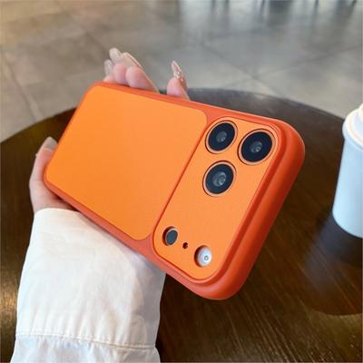Роскошный силиконовый чехол с текстурой кожи TPU для iPhone 17 16 15 14 13 Pro Max, усиленный бампер с защитой от ударов для большой камеры, мягкая крышка для телефона
