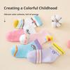 5 pairs of girls' socks, comfortable mid length socks, casual and versatile