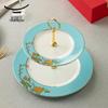 Yongfengyuan Madame Porcelain West Lake Blue Cake Set