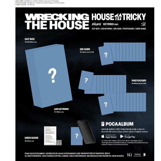 Xikers - ?6TH MINI ALBUM - HOUSE OF TRICKY WRECKING THE HOUSE (POCAALBUM) ?(KEYRING Ver.) -Release  2025-10-31