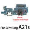 USB Charging Dock Board For Samsung A06 A02 A12 A03S A01 A03 Core A11 A71 A51 Charger Port Connector Flex Cable Repair Parts