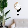 Wall Clock Decor Decorative Art for Study Room Household Bedroom Studio