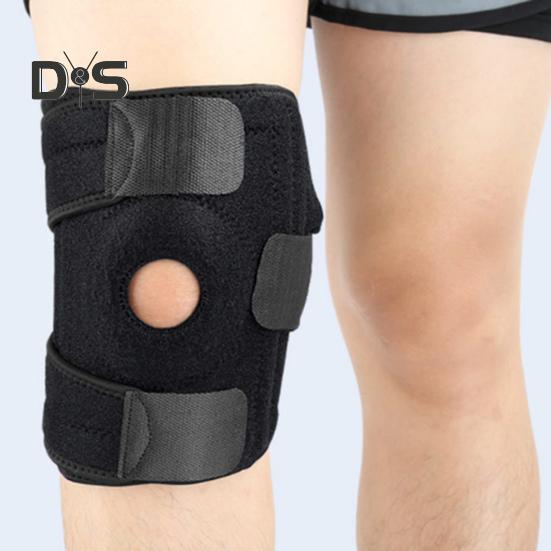 Регулируемый наколенник для облегчения боли в колене, стабилизации коленной чашечки, поддержки спорта, фитнеса, бега, наколенника, рукава для разрыва мениска