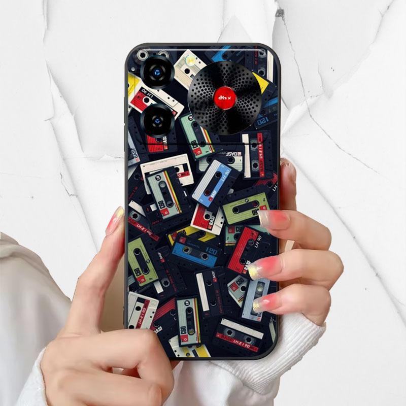 Cartoon Astronaut Phone Case For ZTE Nubia Music Cover Soft TPU Protective Shell For Nubia Music Cases Z2353 Black Silicone Capa