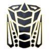 Supplies Motorcycle Fuel Tank Stickers 3D Fish Bone Decals Modification Accessories Coloful Edge
