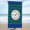 Пляжное полотенце с принтом Caykur Rizespor, Большое, Мягкое, Быстросохнущее, для Пляжа, Кемпинга, Плавания