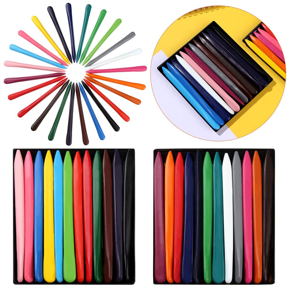 6/12/24/36 Colors Washable Plastic Crayon Oil Painting Stick Early Childhood Education Tools