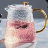 GIANXI Teapot With Ilnfuser Transparent Heat Resistant Glass Tea Pot Chinese Kung Fu Tea Puer Tea Flower Tea Coffe Kettle