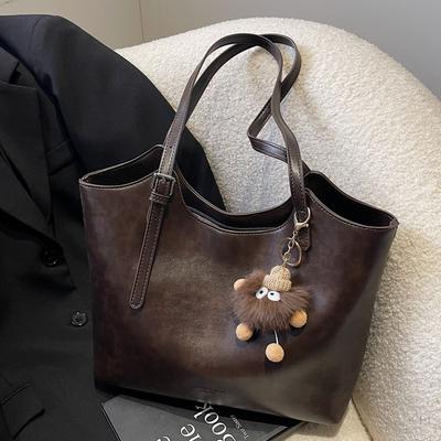Premium Sense Retro Bag Женская популярная сумка через плечо с текстурой премиум-класса, универсальная сумка-тоут большой вместимости