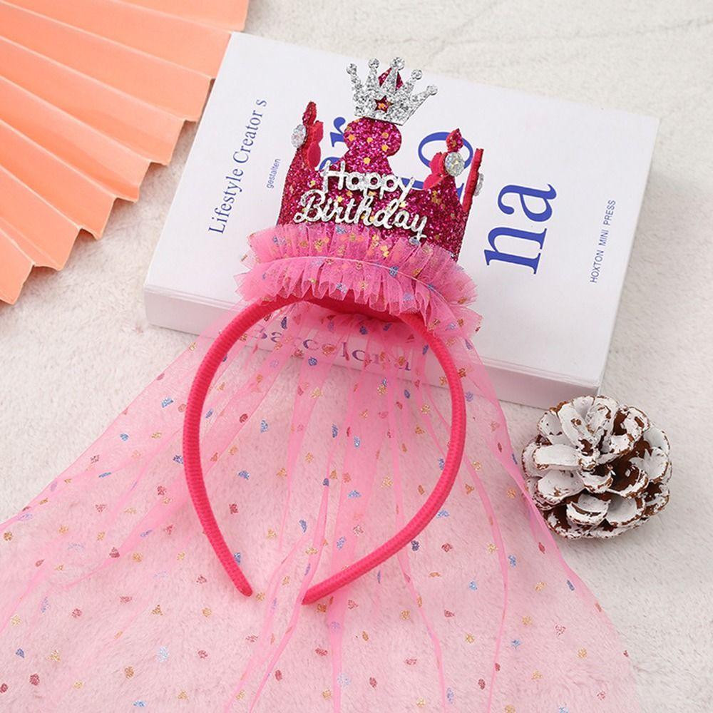 Headwear Sequin For Kids Korean Style Headband Hair Accessories Girls Hair Hoop Birthday Hairband