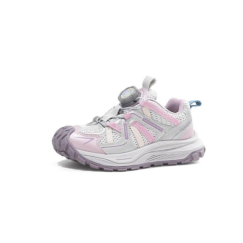 Girls' Shoes2026New autumn collection of children's athletic shoes: breathable mesh running shoes with soft soles, designed for older children and