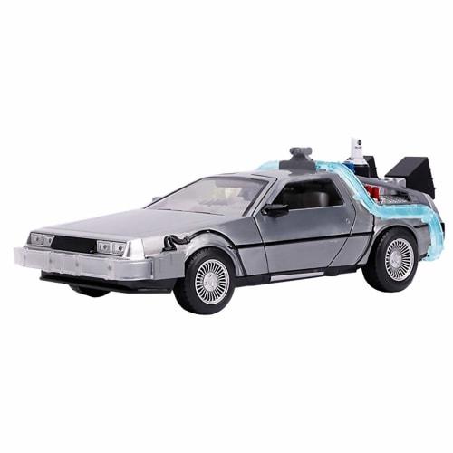 Back To the Future Part II Jada Toys Metals 1/24 Scale Diecast Car Time Machine Delorean with Lights / BACK TO THE FUTURE PART II JADA TOYS 2019 DIE C