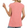 Women's Casual V Neck T-Shirt Short Sleeve Top