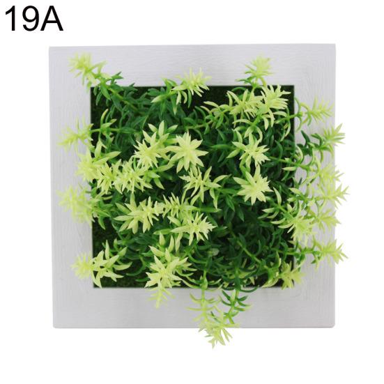 Artificial Flower Succulent Plant Wall Art Frame Living Room Wedding Party Decor