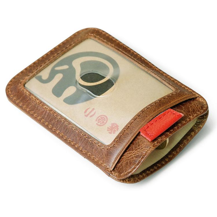 Держатель для карт из воловьей кожи с зажимом для денег и наличных денег, мужской подарочный дизайн, держатель для карт с зажимом для денег и наличных