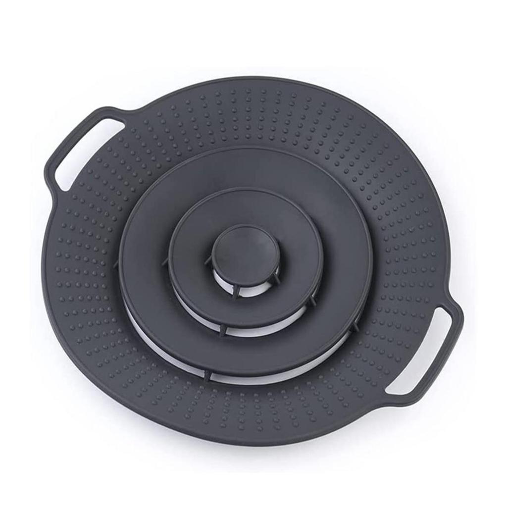 Universal Silicone Spill-proof Pot Lid Cookware Anti-splash Lid Kitchen Anti Overflow Protect Utensil Reusable Pot Pan Cover