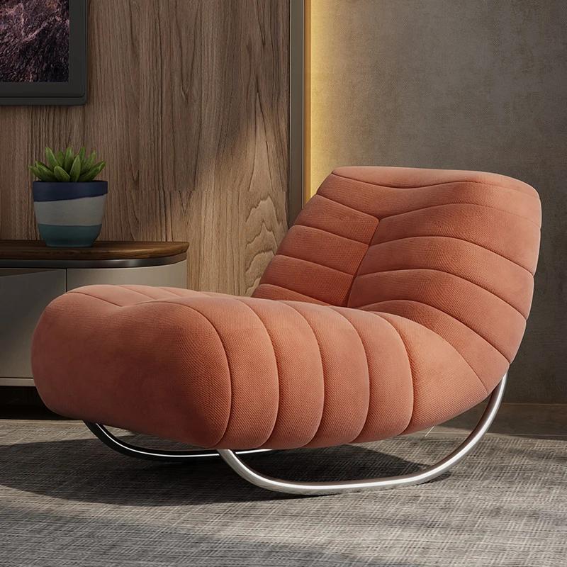 For Sillas reclinables diseño de lujo, tumbonasdiseño moderno nórdico, muebles cómodos para sala estar
