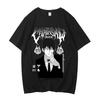 Chainsaw Man Shirt Cotton High Quality Men Y2k Streetwear Trendy 80s Punk T Shirt Retro Digital Gothic 2000s Kawaii