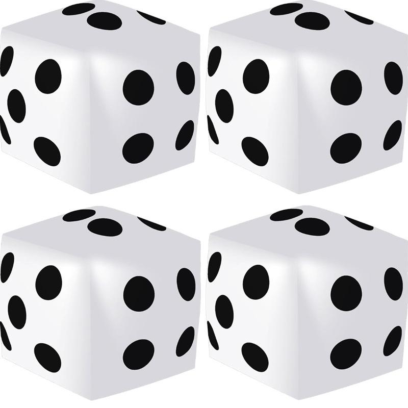 Надувные кубики из ПВХ Детские игровые реквизиты Игрушки для снятия стресса Бар KTV Бассейн Пляжная вечеринка Игровой реквизит