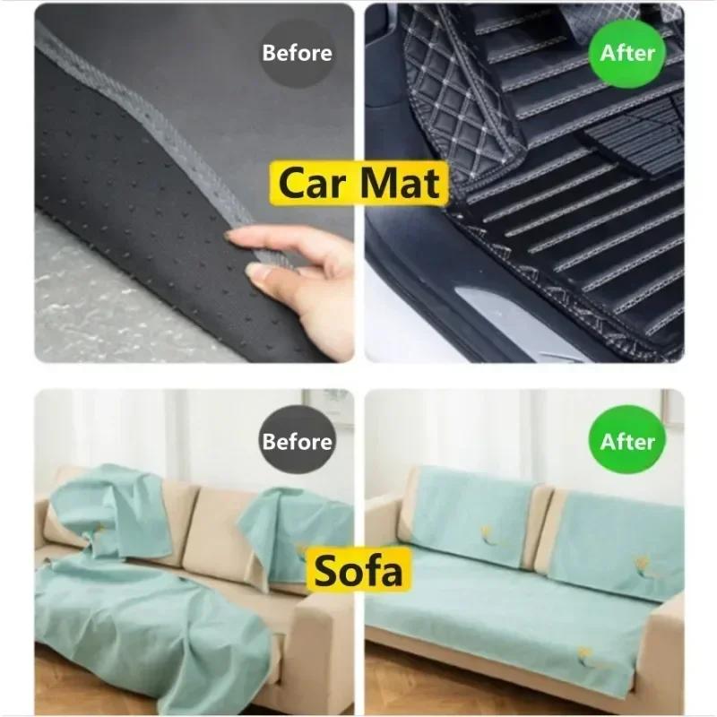 20pcs Carpet Mat Fixing Stickers Universal Self Anti-Slip Adhesive Fastener Car Floor Mat Sofa Bed Sheet Retention Clips