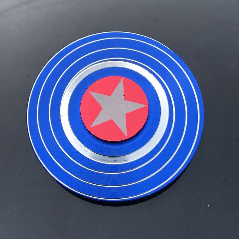 Ярко окрашенный спиннер Капитана Америки с высокоскоростным вращением для снятия стресса