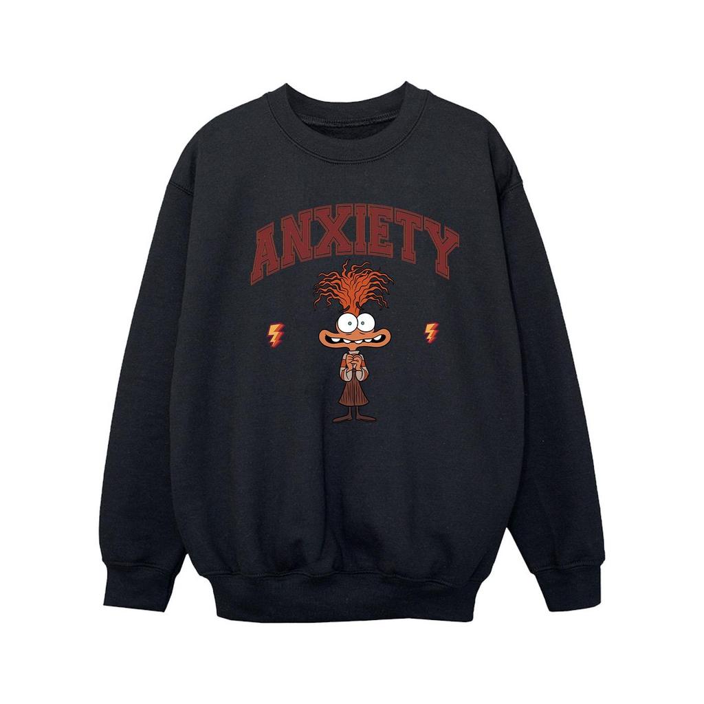 Inside Out 2 Girls Anxiety Collegiate Sweatshirt