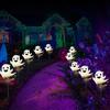 Solar Halloween Ghost Pathway Light IP44 Waterproof Weather-Resistant Auto On/Off 3D Lighted