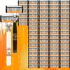 Классическая мужская бритва 72 Ультраострых лезвия Прочный Прогрессивный дизайн Безопасное Гладкое Безболезненное бритье 2 нескользящие ручки Праздничный подарок