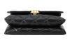 Chanel 23k 19 Хобо Линге Кожаная Цепь Швейная Кожаная Сумка Тофу Ручная Сумка На Плечо Женская Черная