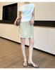 Women's High Waist Summer Sun Protection Skirt Shorts - Plus Size, Casual, Versatile, Anti-exposure, Slimming, Loose Fit